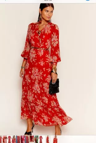 Elsie Chiffon Midi Dress