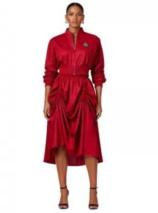 Garnet Ruched Set