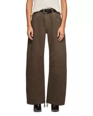 Frederic High Rise Barrel Leg Jeans