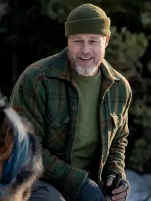 Brad Pitt Heart Of The Beast 2026 Green Plaid Jacket