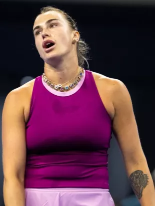 2026 China Open Aryna Sabalenka Pink Tank Top