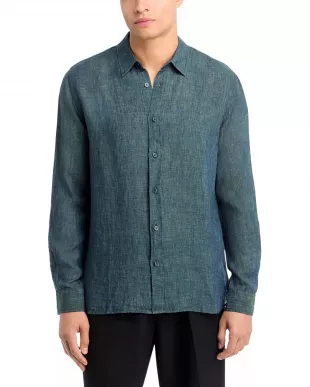 Justin Lilo Stitched Regular Fit Button Down Shirt