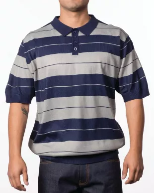 One Charlie Brown Men's Polo Shirt Navy