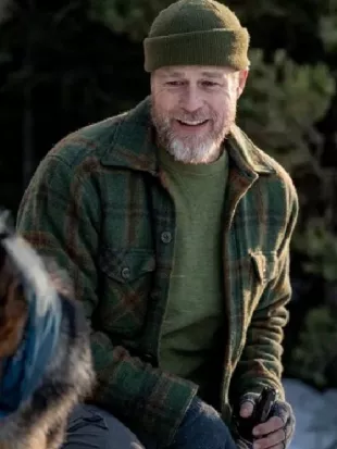 Brad Pitt Heart Of The Beast 2026 Green Plaid Jacket