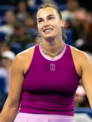 Aryna Sabalenka 2026 China Open Purple Tank Top