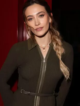 Paris Jackson Paris Fashion Week 2026 Brown Dress