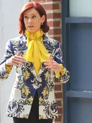 Elsbeth S4 Carrie Preston Printed Blazer