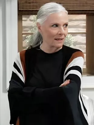 Jane Elliot General Hospital 2026 Striped Cardigan