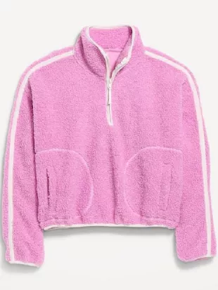 SNL S52 Sarah Sherman Pink Sherpa Fleece Jacket