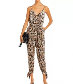 Snake Print Jumpsuit