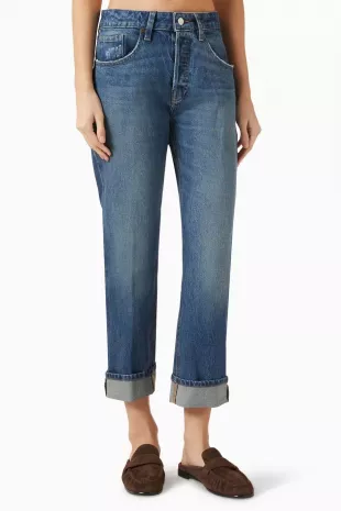 Vintage Straight Ankle Jeans