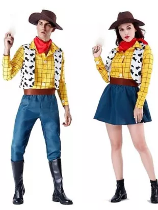 Toy Story Halloween Couple Costumes