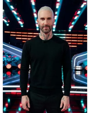 The Voice S30 Adam Levine Black Sweatshirt