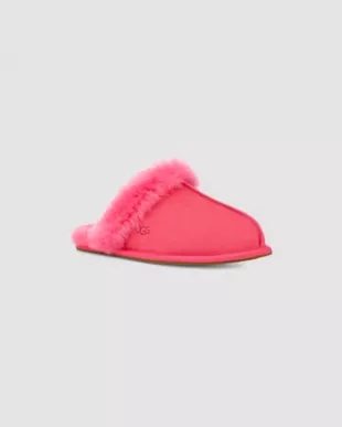 Bright Pink Scuffette ll Slippers