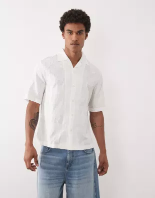 Textured Floral Shirt