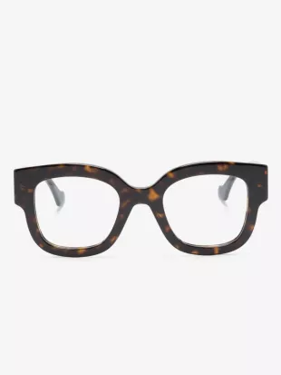 Double G Round-frame Glasses