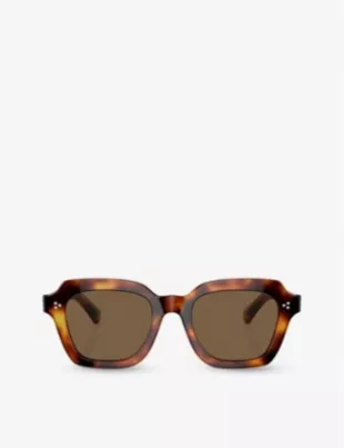 OV5526SU Kienna Square-frame Tortoiseshell Acetate Sunglasses