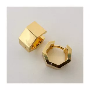 Huggie Hoops Rose Gold