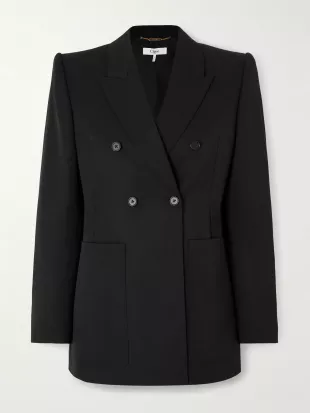 Double-breasted Wool Blazer