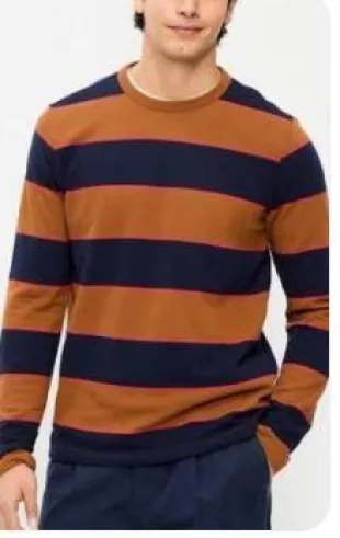 Long-Sleeve Striped T-Shirt