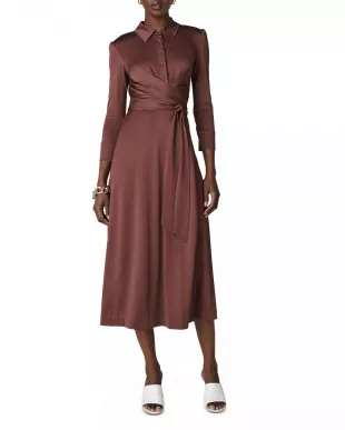 Sana Wrap Shirtdress