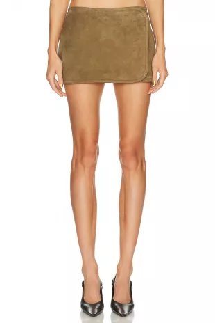 Bette Suede Mini Skirt