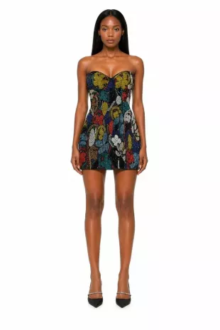 Embroidered Corset Mini Amber Dancing Collection