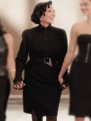 The Kardashians S08 Kris Jenner Black Fatale Dress
