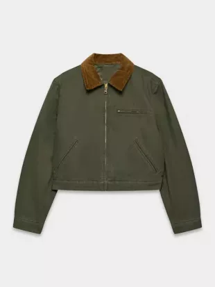 Neagley S01 Renee Birdwhistle Green Cotton Jacket