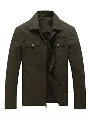 Neagley S01 Hudson Riley Cotton Military Jacket