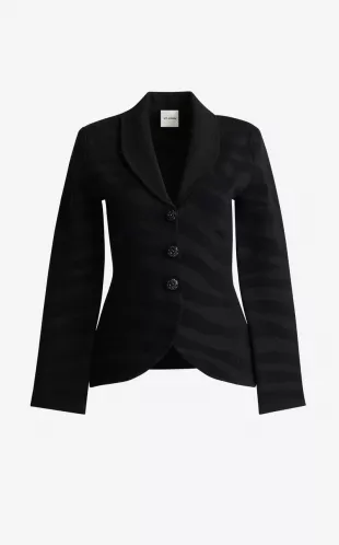 Tatum Metallic Zebra Jacket
