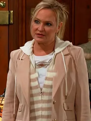 The Young And The Restless Sharon Case Beige Dickey Blazer