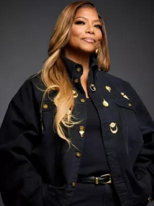 Queen Latifah The Voice S30 Black Trucker Jacket