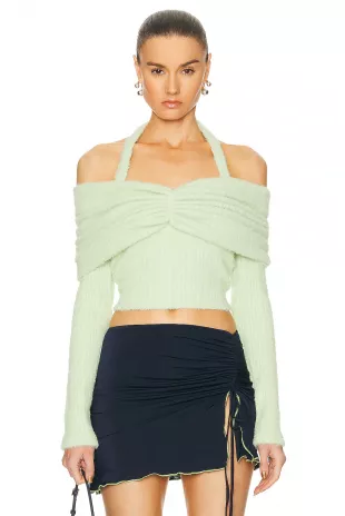 Ledi Off The Shoulder Ruched Top
