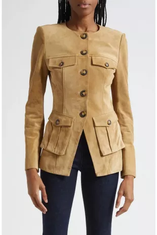 Orrin Suede Cargo Jacket
