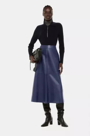Leather Circle Skirt
