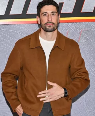 Jason Biggs Matchbox Event Suede Jacket