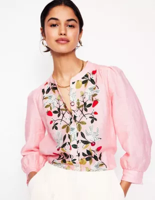Alicia Linen Top