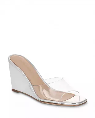 85mm Asha PVC Wedge Sandals