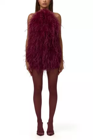 Feather Minidress