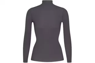 Weightless Layers Mock Neck Long Sleeve Top