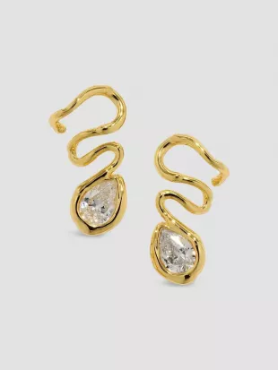 Asterales Floating Vine Post Earrings