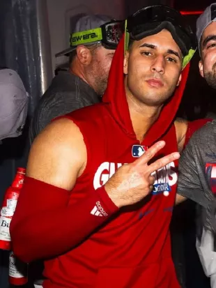 Brayan Rocchio American League Series Championship Red Hoodie