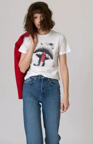 My Lips Are Sealed Mushie Tee