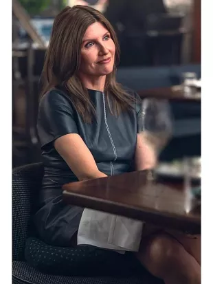 Youth S1 Sharon Horgan Faux Leather Mini Dress