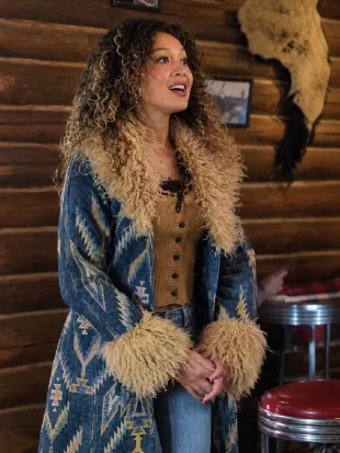 Heartland S20 River Aztec Print Fur Trim Jacket