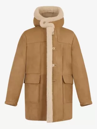 Mobland S02 Frankie Cooper Suede Shearling Coat