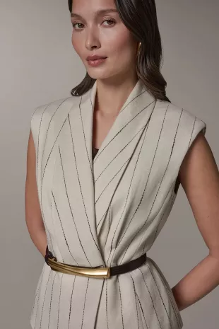 Pinstripe Vest
