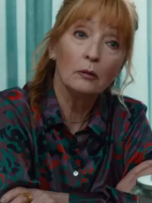 Marble Hall Murders S01 Susan Ryeland Printed Blouse