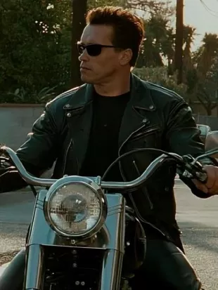 Terminator 2: Judgment Day Arnold Leather Jacket